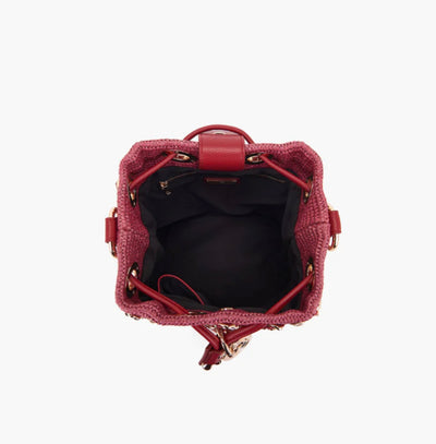 La Carrie Bag Secchiello piccolo Mirror Marsala