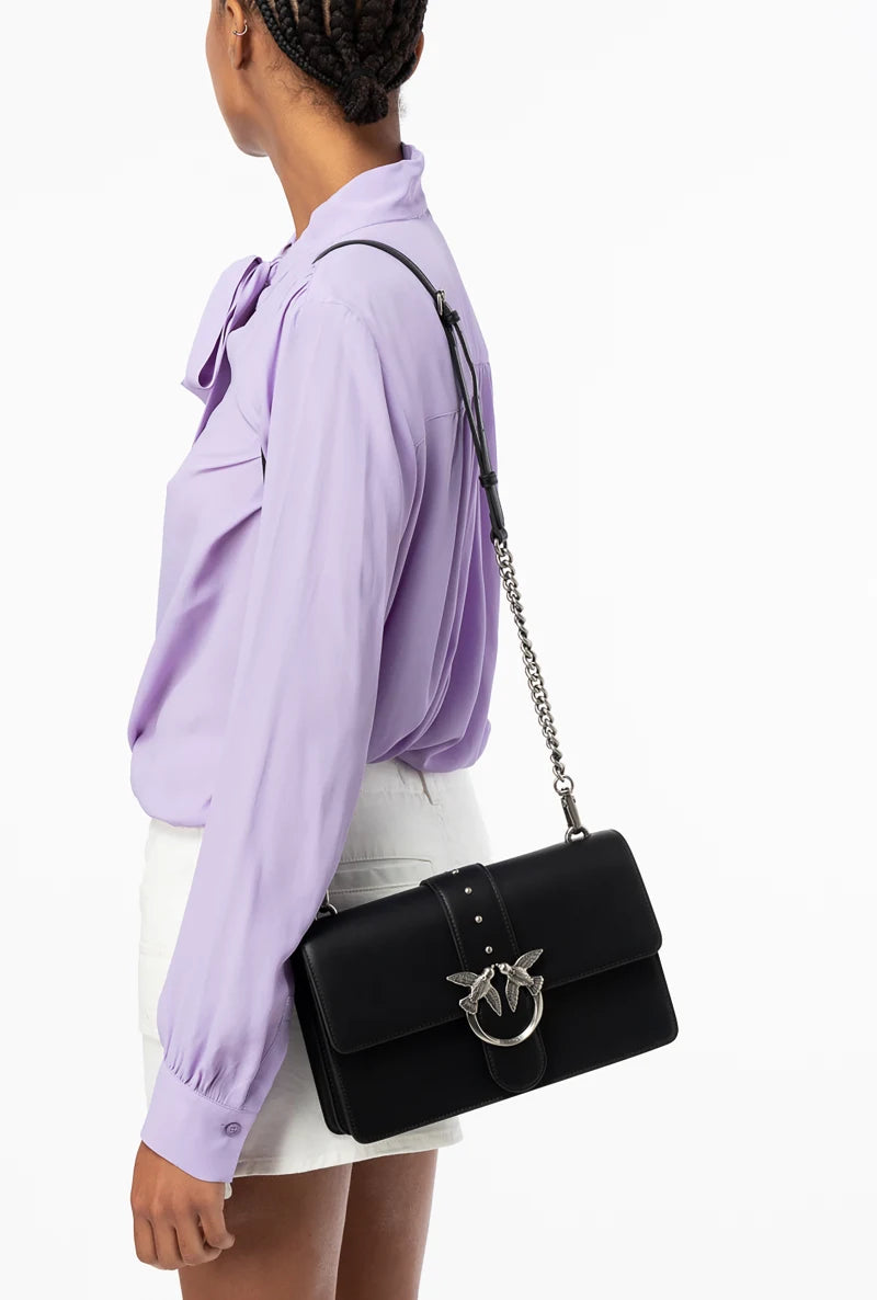 PINKO Classic Love Bag One Simply SILVER