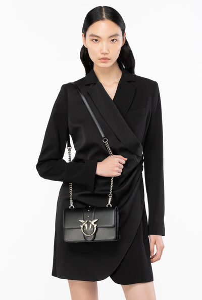 PINKO Mini Love Bag One Simply SILVER