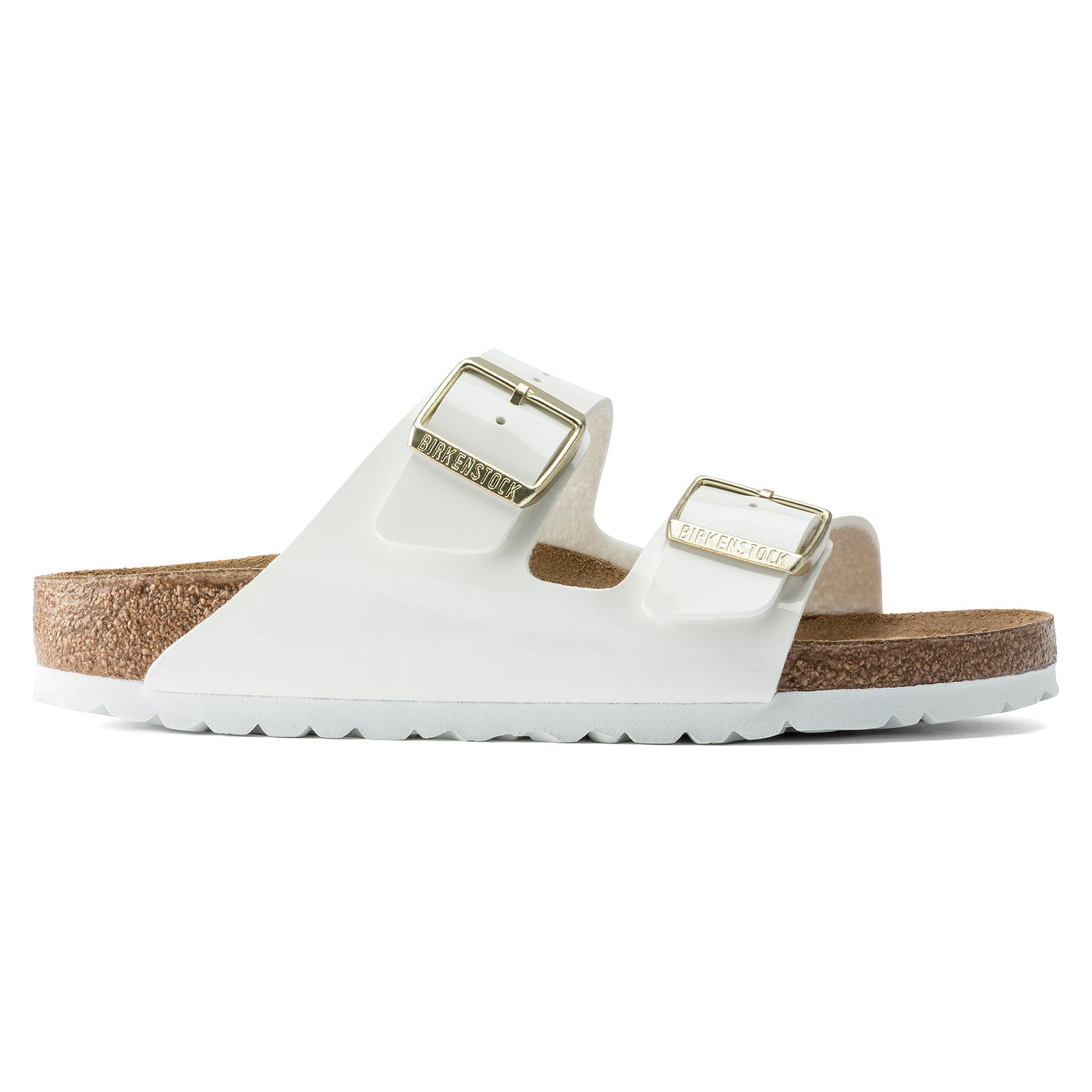 BIRKENSTOCK Arizona Birko Flor Patent White