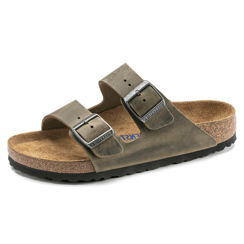 BIRKENSTOCK Arizona Pelle oliata Faded Khaki