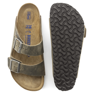 BIRKENSTOCK Arizona Pelle oliata Faded Khaki