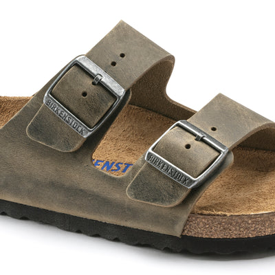 BIRKENSTOCK Arizona Pelle oliata Faded Khaki