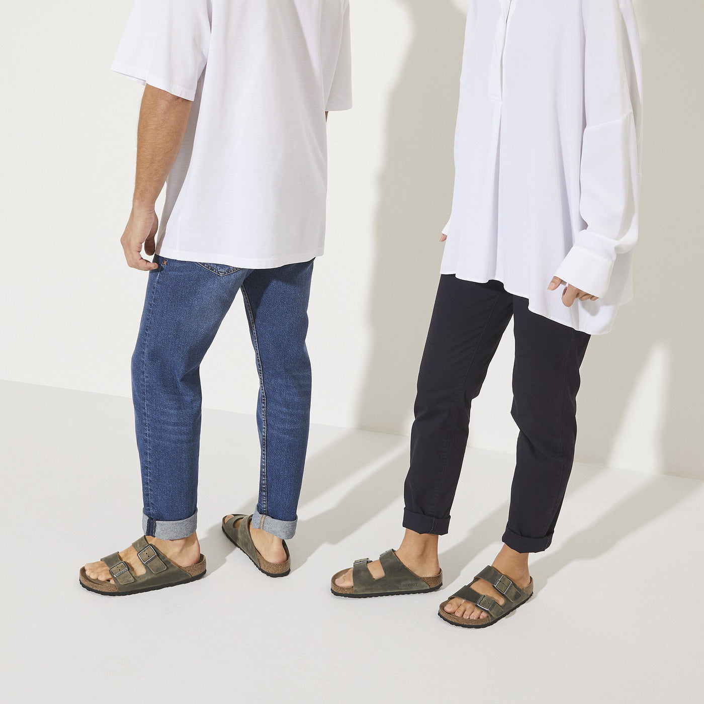 BIRKENSTOCK Arizona Pelle oliata Faded Khaki