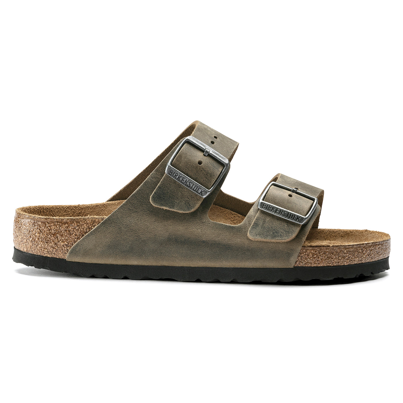 BIRKENSTOCK Arizona Pelle oliata Faded Khaki