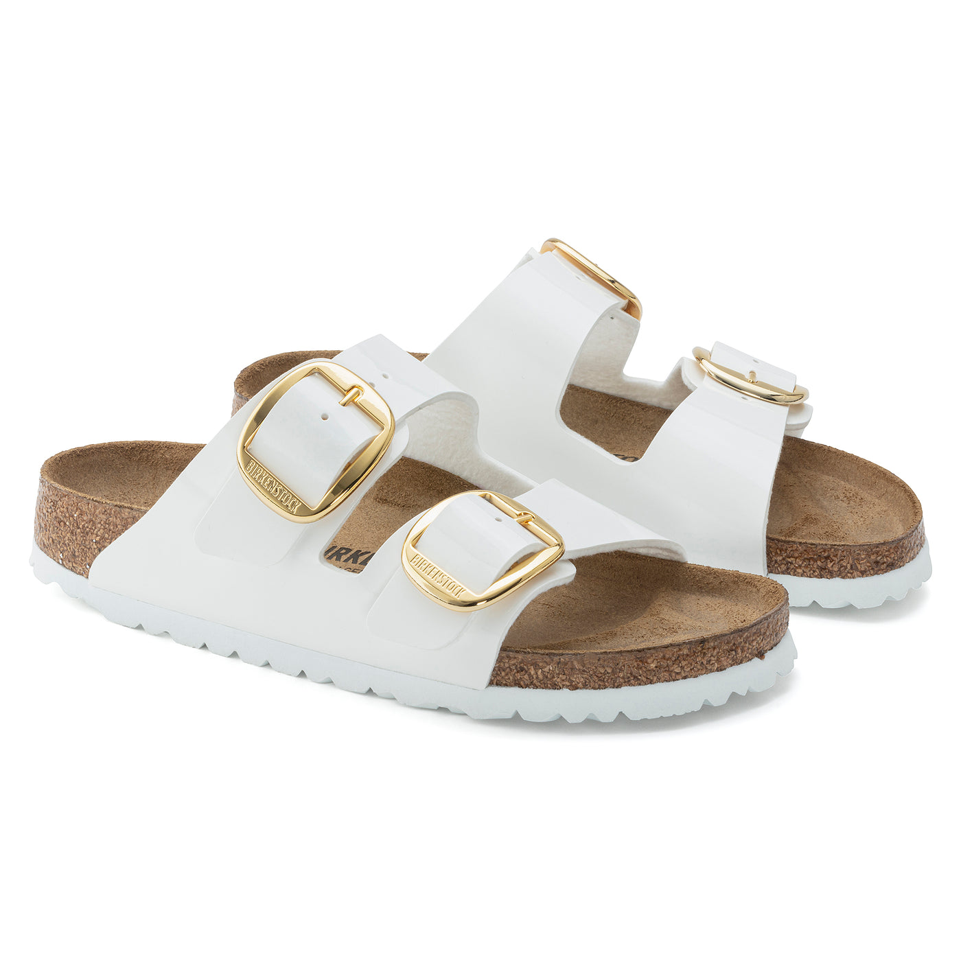 BIRKENSTOCK Arizona Big Buckle Patent White