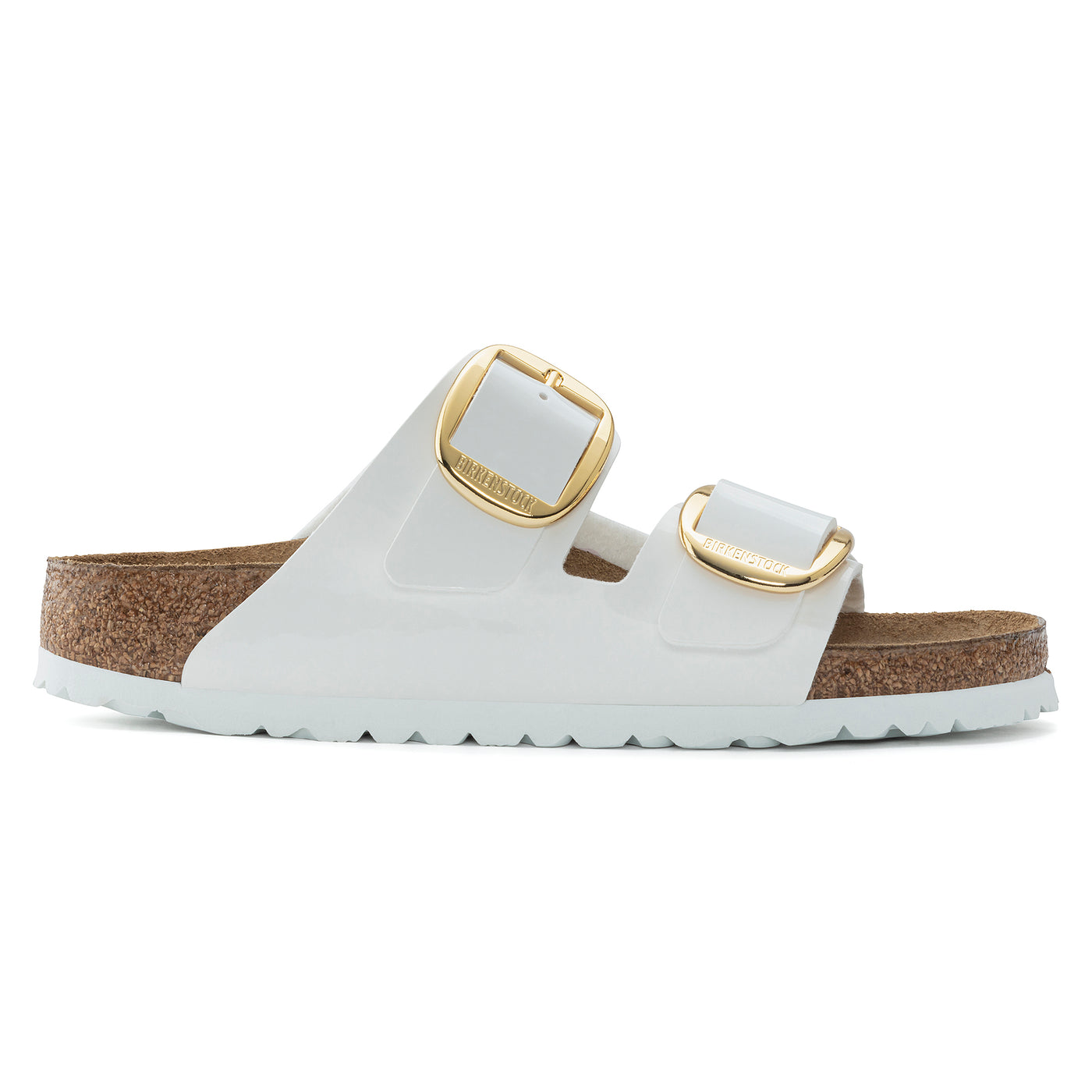 BIRKENSTOCK Arizona Big Buckle Patent White