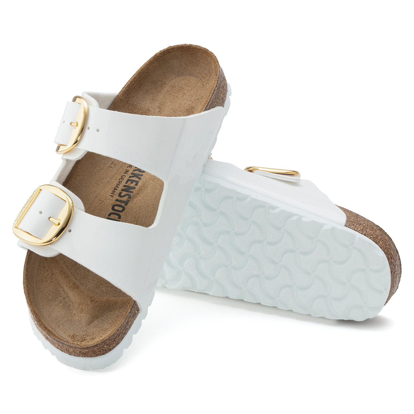 BIRKENSTOCK Arizona Big Buckle Patent White