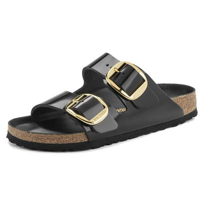 BIRKENSTOCK Arizona Big Buckle HIGH SHINE BLACK