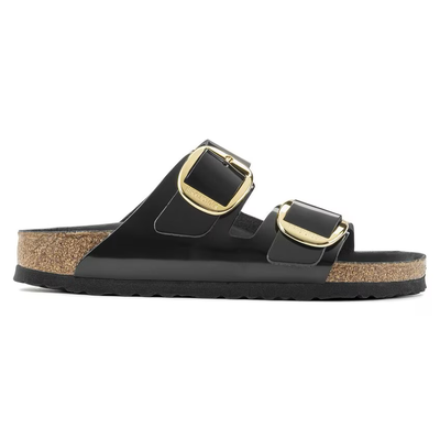 BIRKENSTOCK Arizona Big Buckle HIGH SHINE BLACK