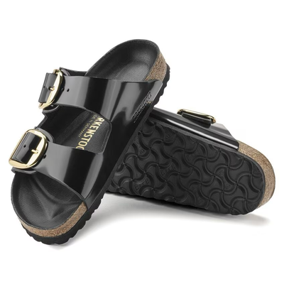 BIRKENSTOCK Arizona Big Buckle HIGH SHINE BLACK