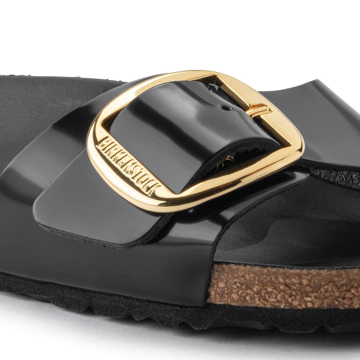 BIRKENSTOCK Madrid Big Buckle shine black