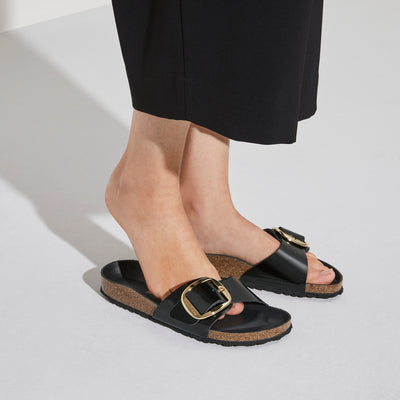 BIRKENSTOCK Madrid Big Buckle shine black