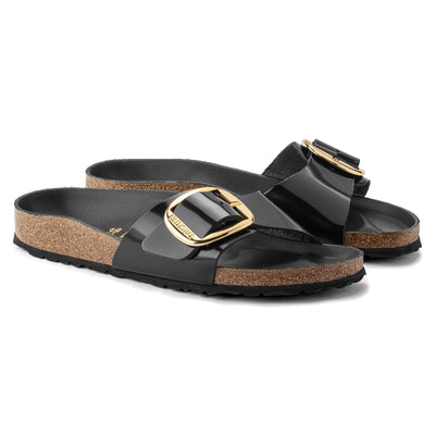 BIRKENSTOCK Madrid Big Buckle shine black