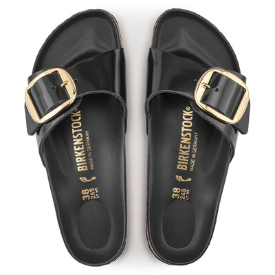 BIRKENSTOCK Madrid Big Buckle shine black