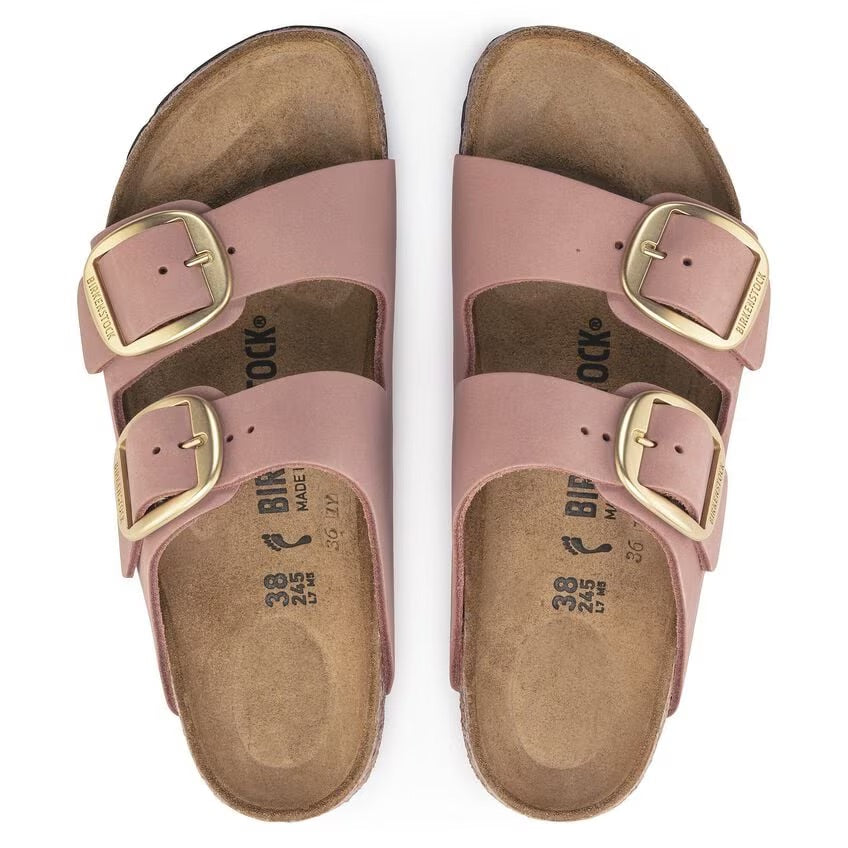 BIRKENSTOCK Arizona Big Buckle Pelle Nubuck - Old Rose