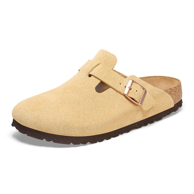 BIRKENSTOCK BOSTON CAMOSCIO LATTE CREAM