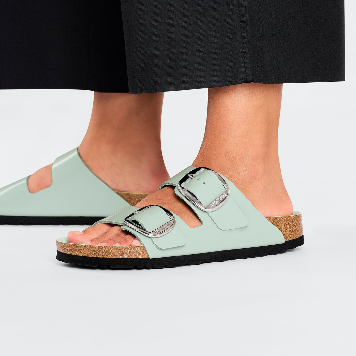 BIRKENSTOCK Arizona Big Buckle High-Shine Surf Green