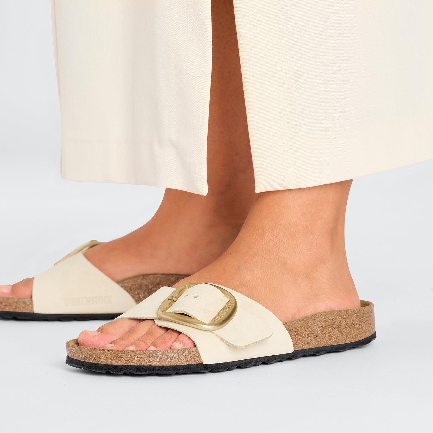 BIRKENSTOCK Madrid Big Buckle Ecru