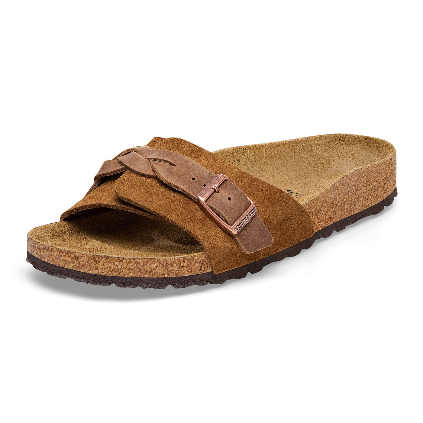 BIRKENSTOCK Oita Braided pelle scamosciata Mink