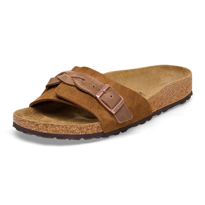 BIRKENSTOCK Oita Braided pelle scamosciata Mink
