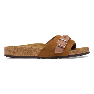 BIRKENSTOCK Oita Braided pelle scamosciata Mink