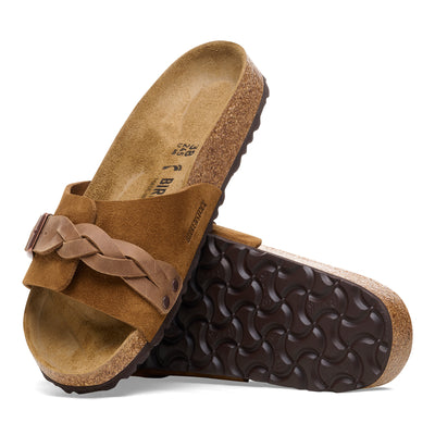 BIRKENSTOCK Oita Braided pelle scamosciata Mink