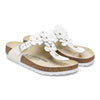 BIRKENSTOCK Gizeh Flower Embellishment WHITE