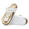 BIRKENSTOCK Gizeh Flower Embellishment WHITE
