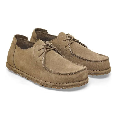 BIRKENSTOCK Utti Lace Pelle scamosciata - Gray Taupe