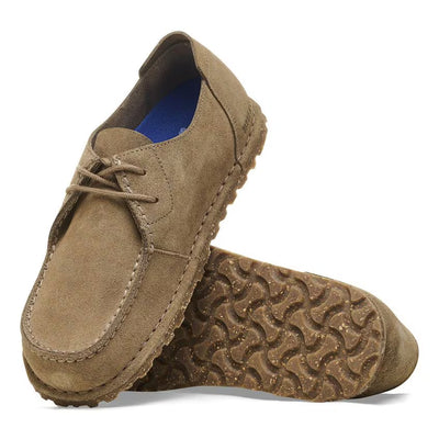 BIRKENSTOCK Utti Lace Pelle scamosciata - Gray Taupe