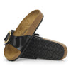 BIRKENSTOCK Madrid Big Buckle Birko-Flor vernice Patent Black/Gold