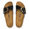 BIRKENSTOCK Madrid Big Buckle Birko-Flor vernice Patent Black/Gold