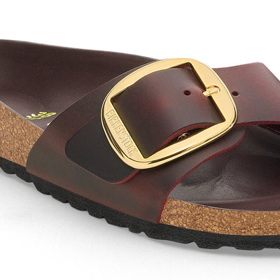 BIRKENSTOCK Madrid Big Buckle pelle oliata Zinfandel
