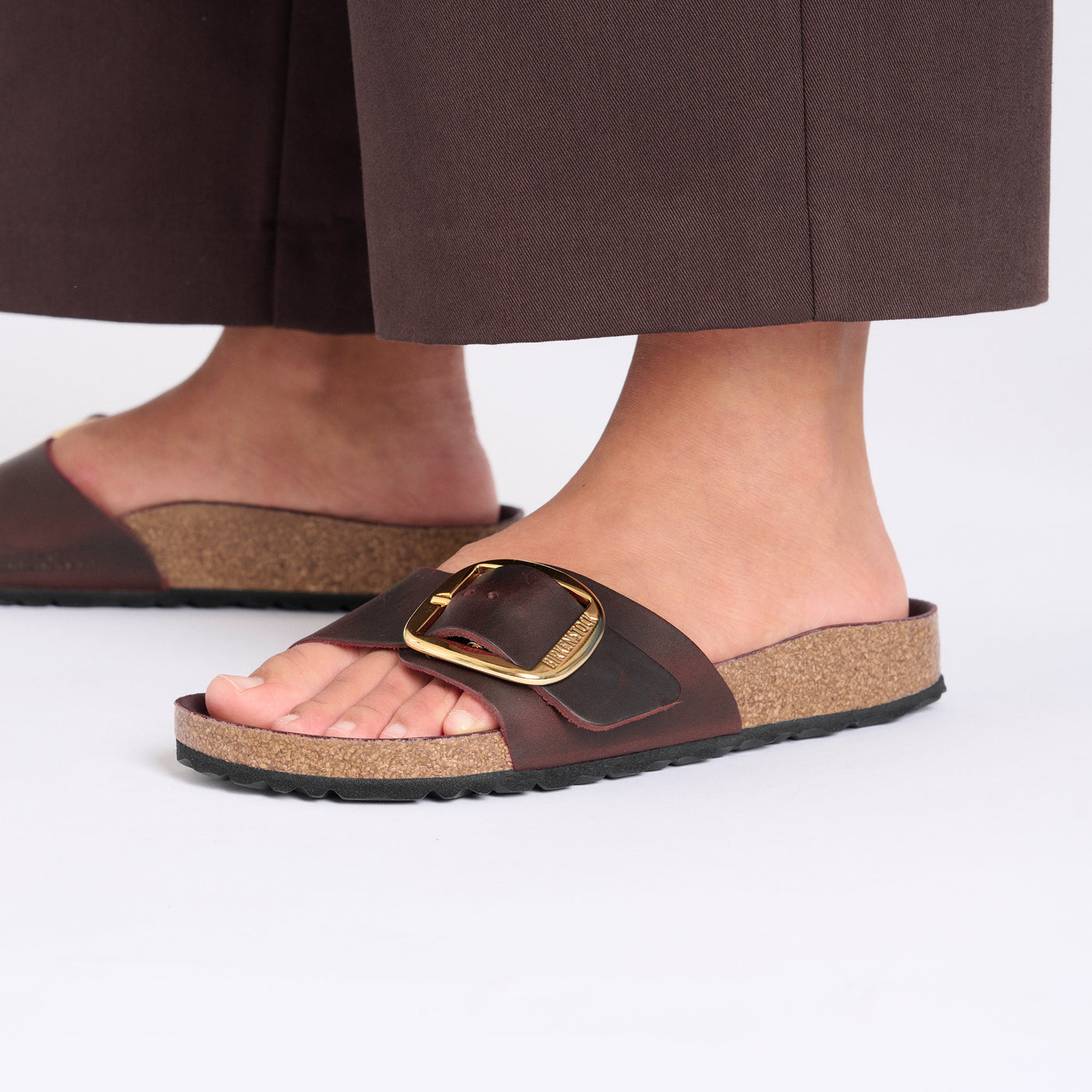 BIRKENSTOCK Madrid Big Buckle pelle oliata Zinfandel