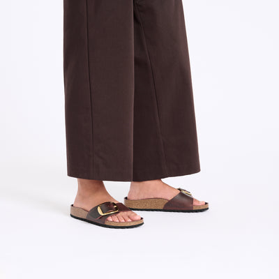 BIRKENSTOCK Madrid Big Buckle pelle oliata Zinfandel