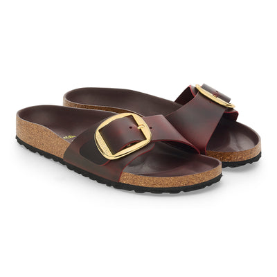 BIRKENSTOCK Madrid Big Buckle pelle oliata Zinfandel