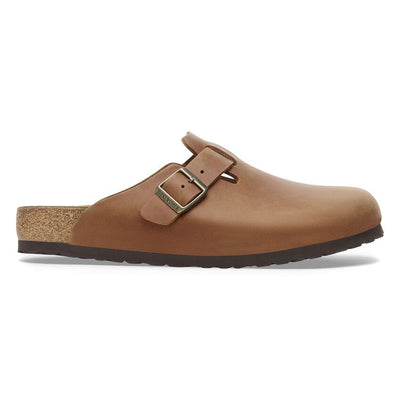 BIRKENSTOCK BOSTON PELLE OLIATA COGNAC