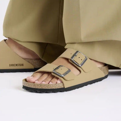 BIRCHENSTOCK Arizona Birko-Flor Nubuck - Latte Cream