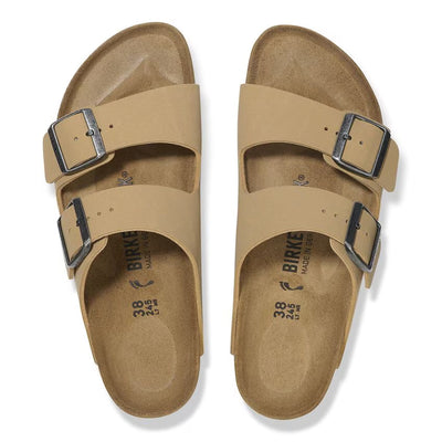 BIRCHENSTOCK Arizona Birko-Flor Nubuck - Latte Cream