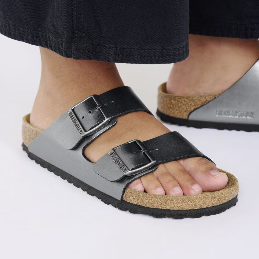 BIRKENSTOCK Arizona Birko-Flor - Metallic Black