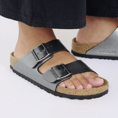 BIRKENSTOCK Arizona Birko-Flor - Metallic Black