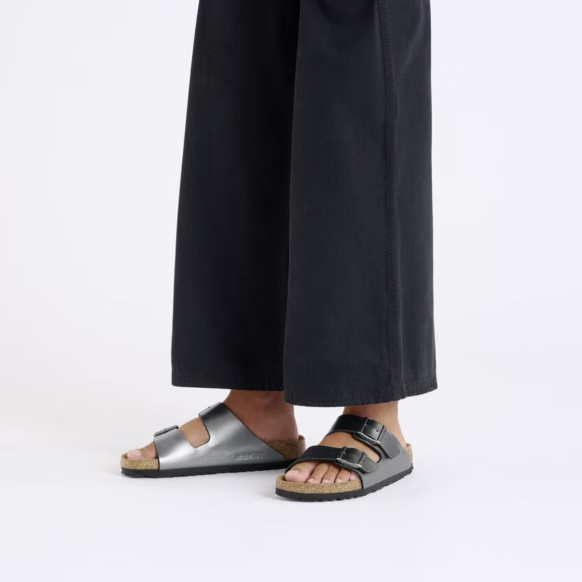 BIRKENSTOCK Arizona Birko-Flor - Metallic Black