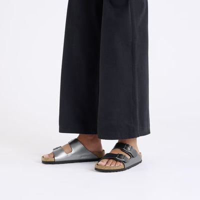 BIRKENSTOCK Arizona Birko-Flor - Metallic Black