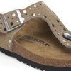 BIRKENSTOCK Gizeh Rivet Pelle scamosciata TAUPE