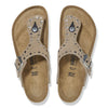 BIRKENSTOCK Gizeh Rivet Pelle scamosciata TAUPE