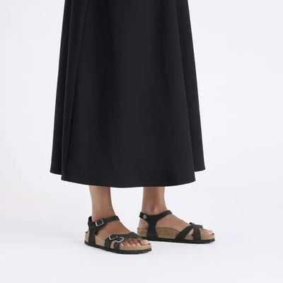 BIRKENSTOCK Kumba plantare morbido Pelle Nubuck - Black