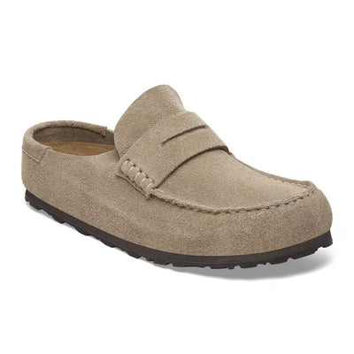 NAPLES WRAPPED TAUPE SUEDE