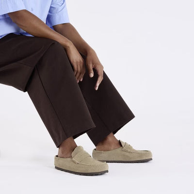 NAPLES WRAPPED TAUPE SUEDE