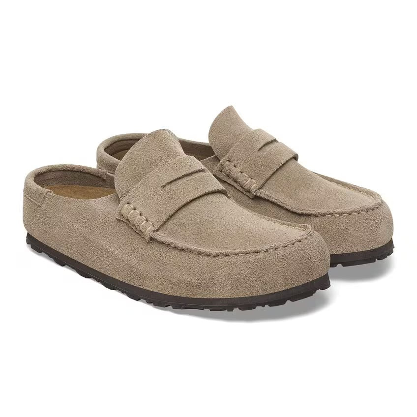 NAPLES WRAPPED TAUPE SUEDE